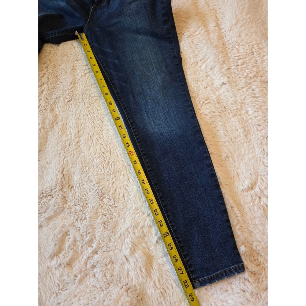 INC Denim Madison Skinny Blue Denim Jeans 14/32 - Picture 4 of 5